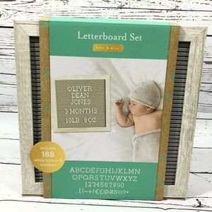 Letter Board Set Baby Announcements Kate & Milo